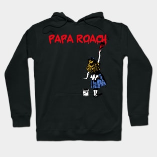 papa roach and red girl Hoodie